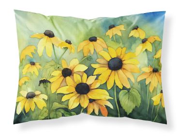 Maryland Black-Eyed Susans in Watercolor Standard Pillowcase Lightweight Super Soft Easy Care Decorative Artwork Pillowcase, Standard